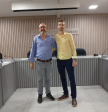 Notcia: Registro de visita ao Presidente do Legislativo