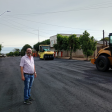 Notcia: Presidente visita incio das obras asflticas