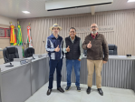 Notьcia: Visita de Assessor do Deputado Guilherme Pasin