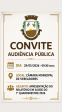 Notьcia: Convite Audi�ncia P�blica - Sa�de